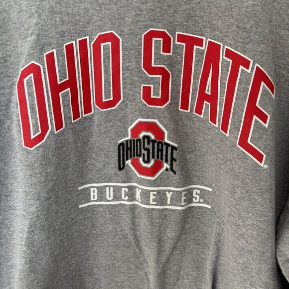 Other - THE OHIO STATE Buckeyes Long Sleeve Tee Shirt Sz L Grey